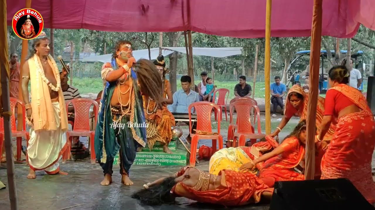 স্বর্গ সভায় নাগিনী সরণ | Ajay Sarkar Behula Manasa Gaan | Monosa Gan | @Ajaybehula | sargo Shobha 