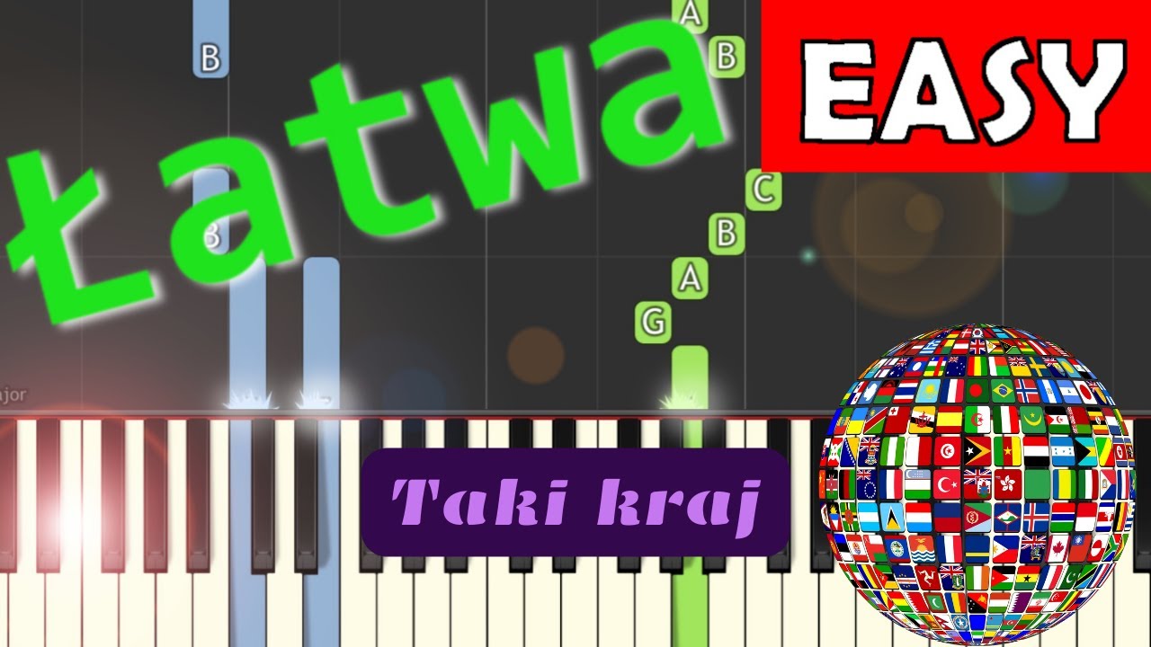 🎹 Taki kraj (Jest takie miejsce, Jan Pietrzak) - Piano Tutorial (łatwa wersja) 🎵 NUTY W OPISIE 🎼