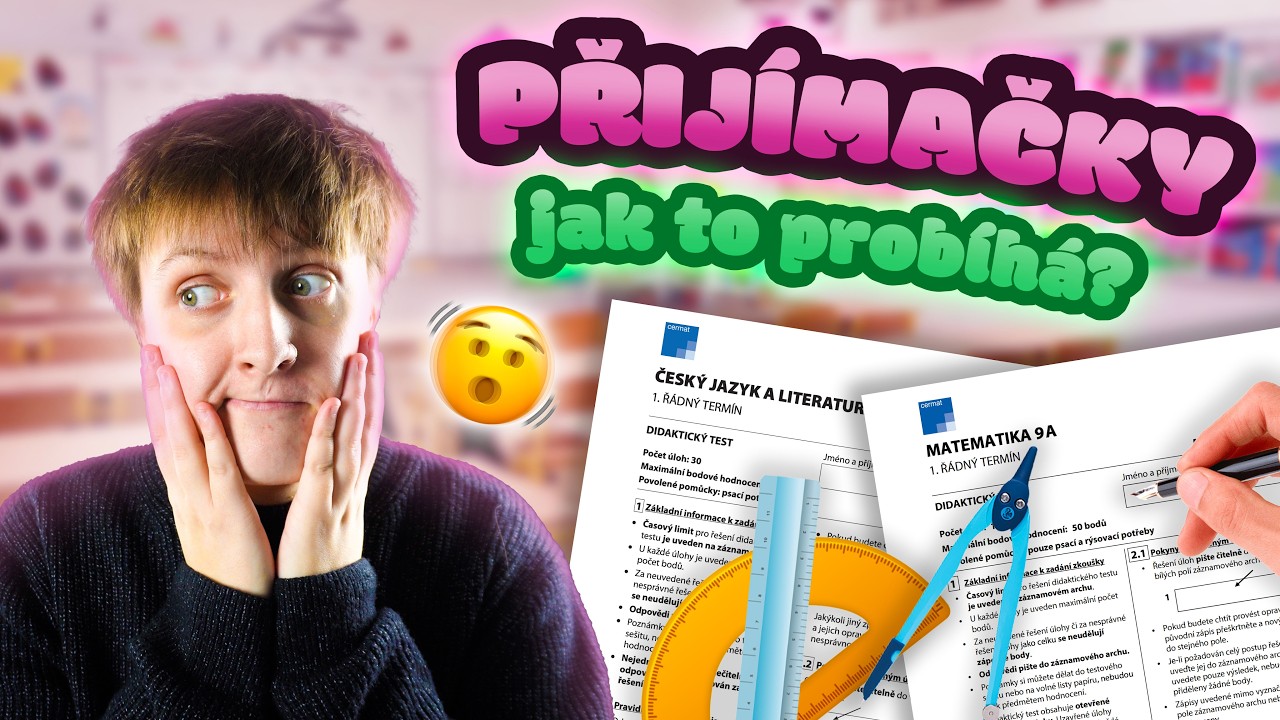 JAK UDĚLAT PŘIJÍMAČKY: příprava, co si vzít s sebou + tipy a rady