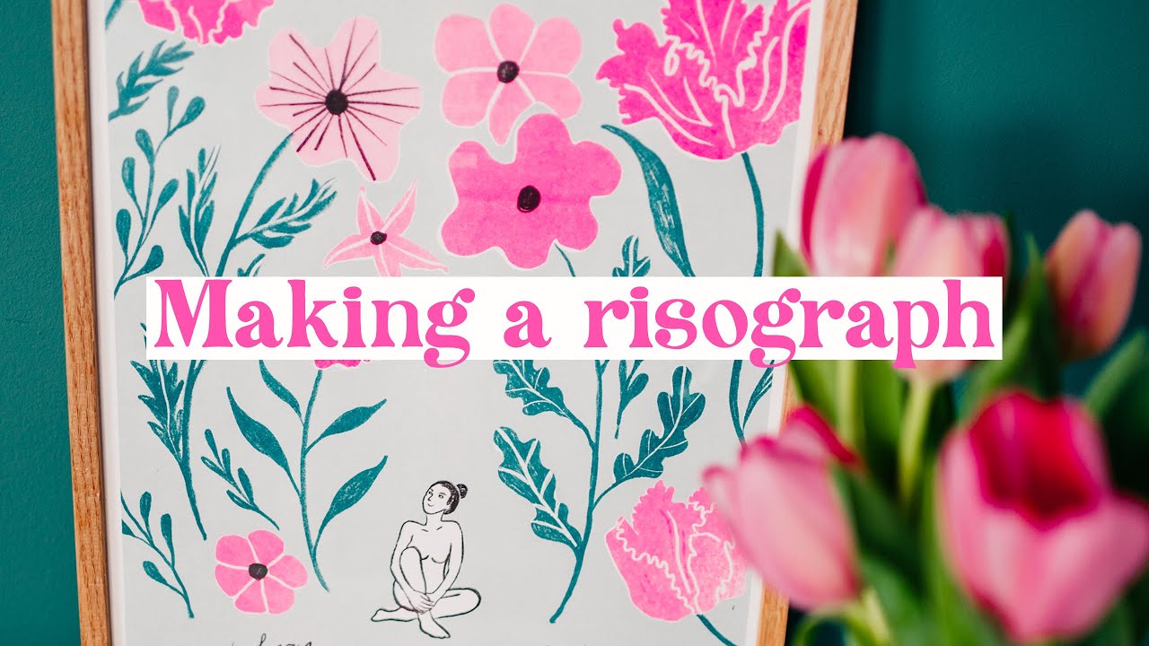 Making a risograph on Procreate // riso printing