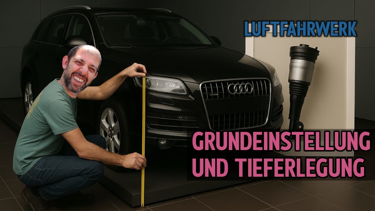 Audi Luftfahrwerk Grundeinstellung + Tieferlegung - So wird´s gemacht! #car #tutorial #automobile