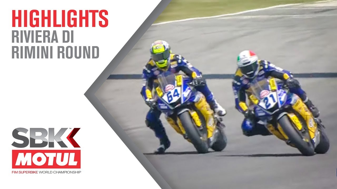 The Full, Spectacular Final Lap of WorldSSP | Riviera Di Rimini Round 2019 | WorldSBK