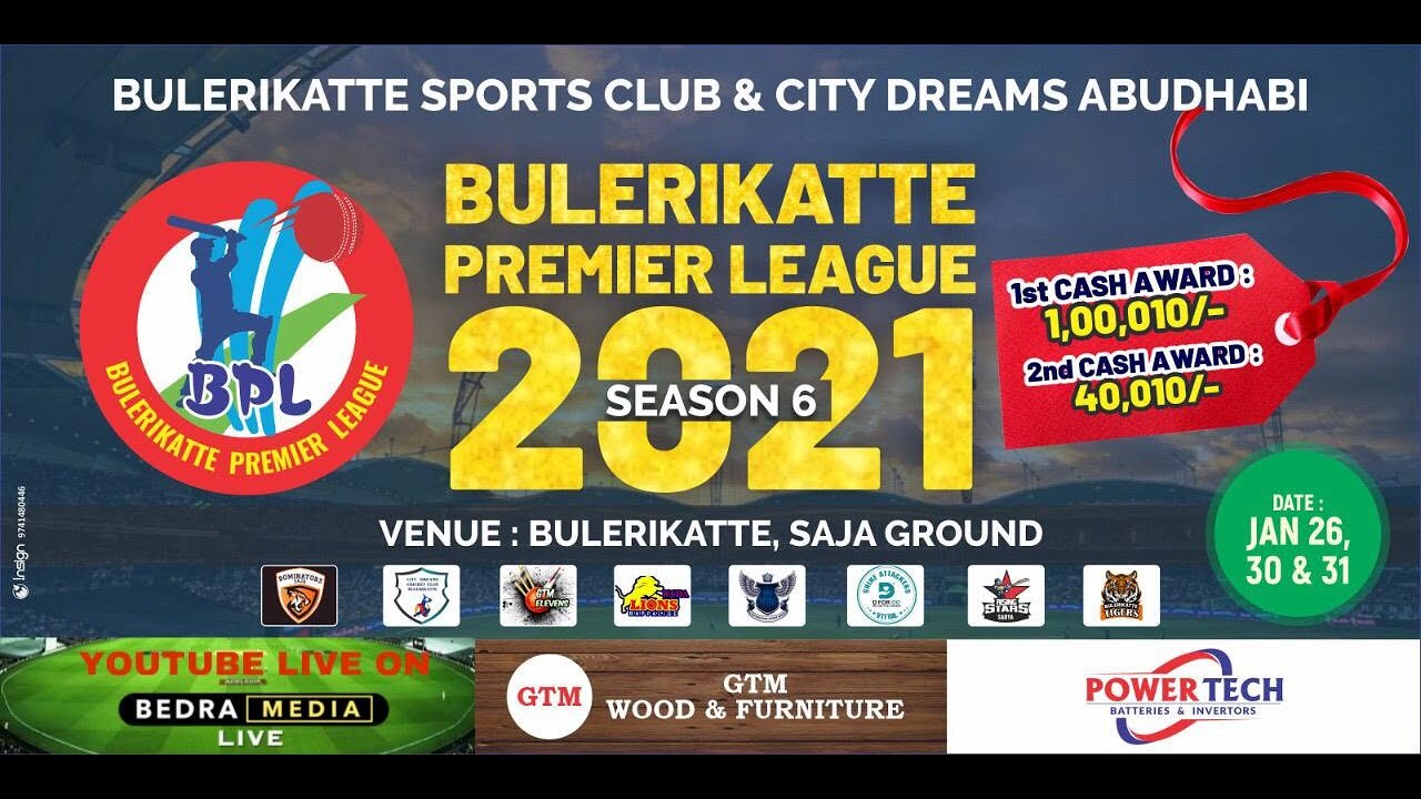 BULERIKATTE PREMIER LEAGUE 2021 || SEASON 6 || FINAL DAY || PUTTUR