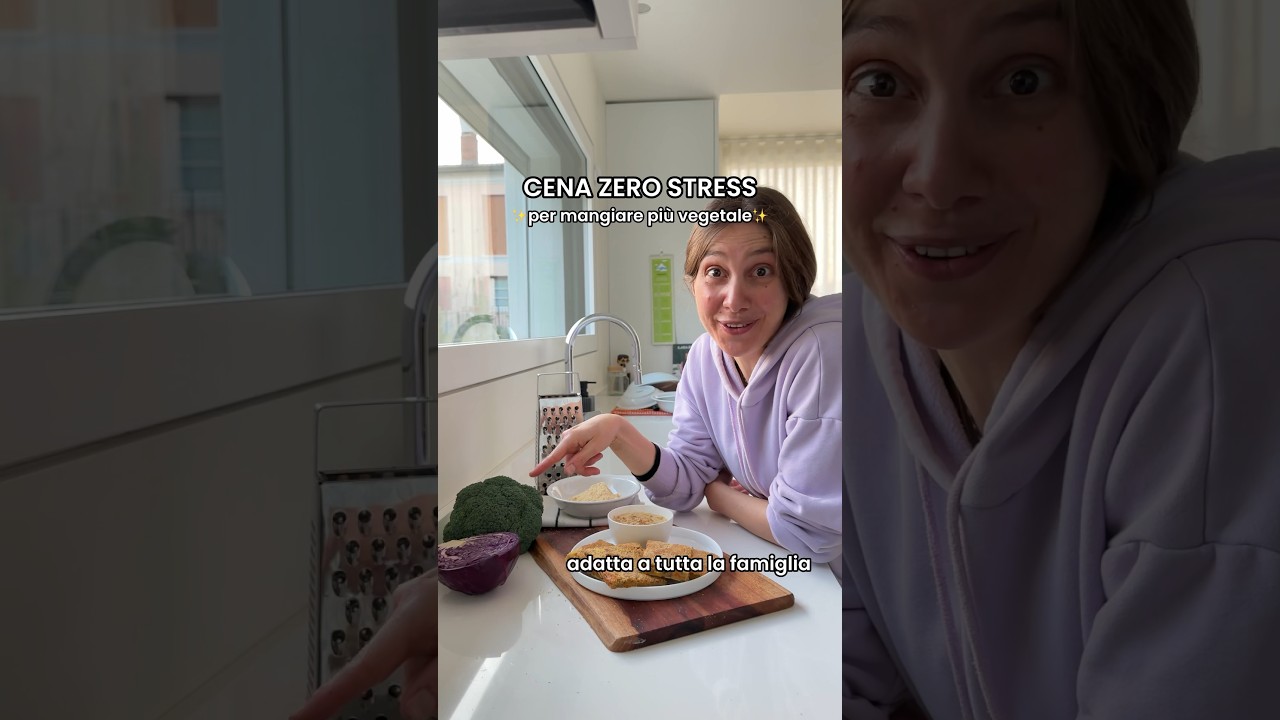 CENA ZERO STRESS SE VUOI MANGIARE PIÙ VEGETALE✨per tutta la famiglia e senza glutine