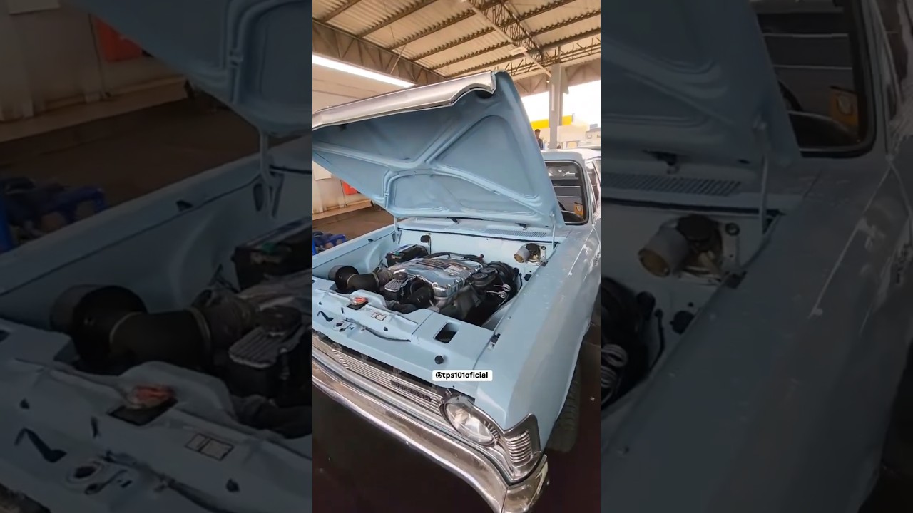 Opala com motor de Omega 4.1 ! Voc&ecirc; faria essa troca de motor? by @Tps101