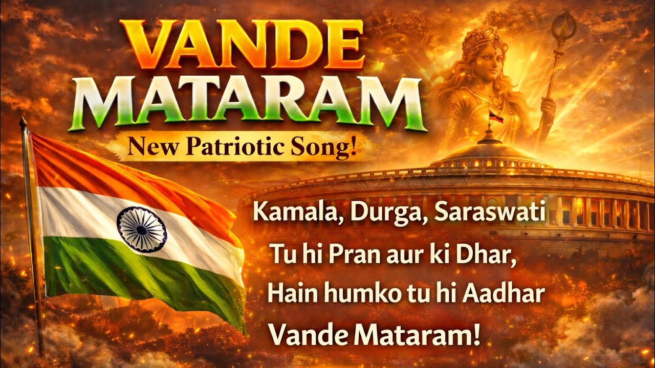 Vande Mataram (Updated Version) 🇮🇳 | New Patriotic Song 2026 | Sansad Tribute | Jai Hind