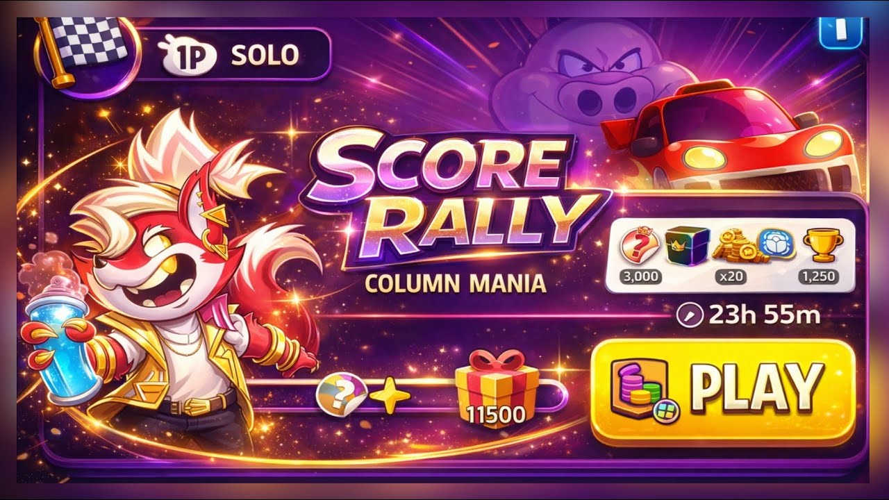 Column mania solo challenge|score rally|match masters