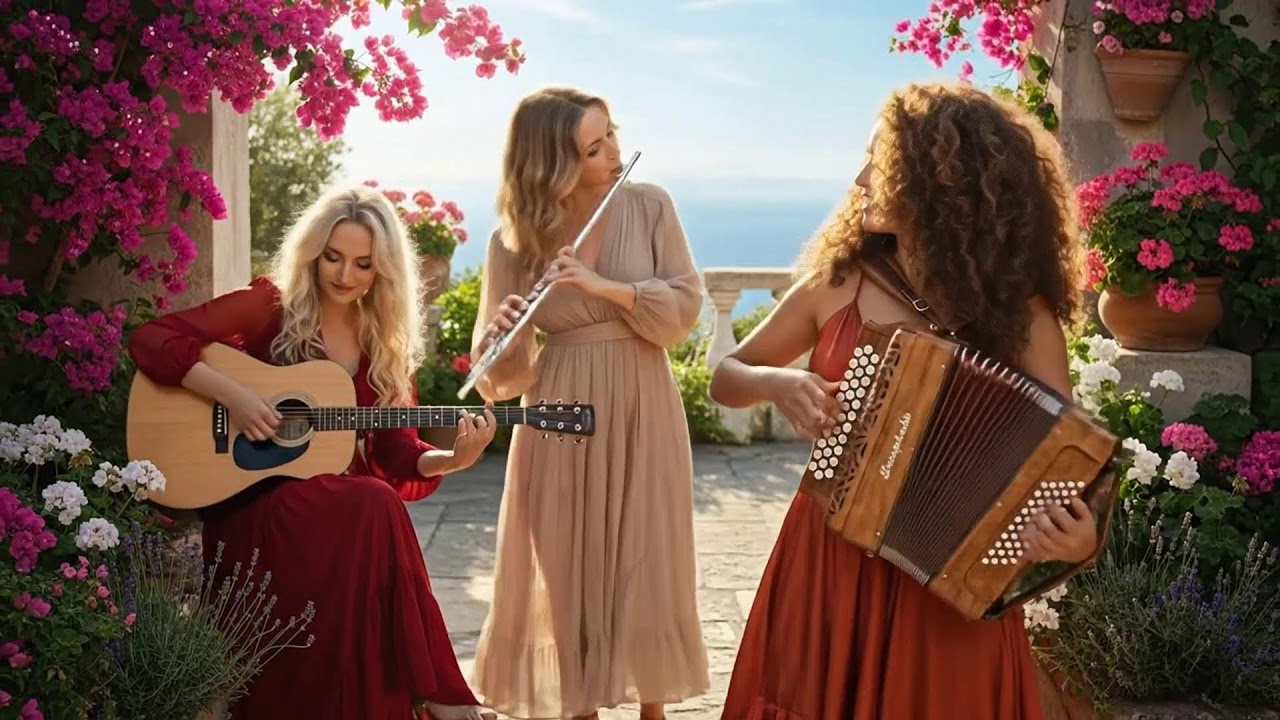 Mediterranean Bloom | Cinematic Flamenco Guitar, Sax, Accordion & Flute