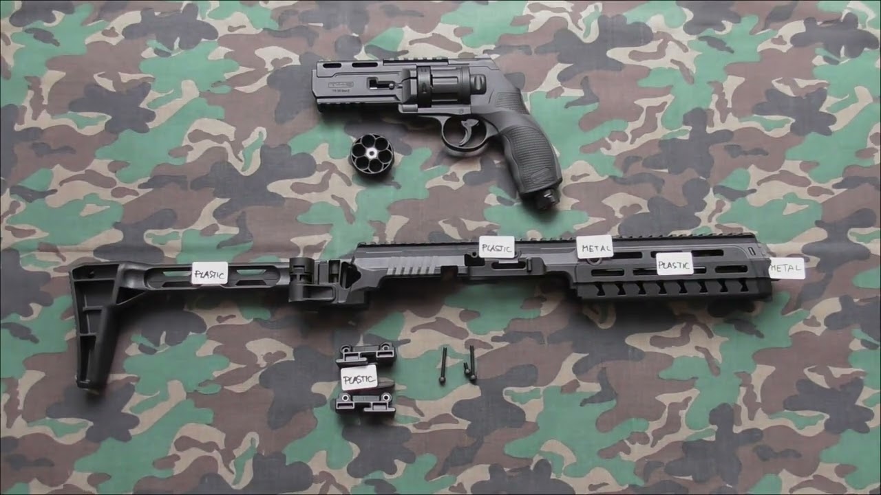 Umarex T4E TR50 cal.50 Gen2 13J with carbine conversion kit & chrono.