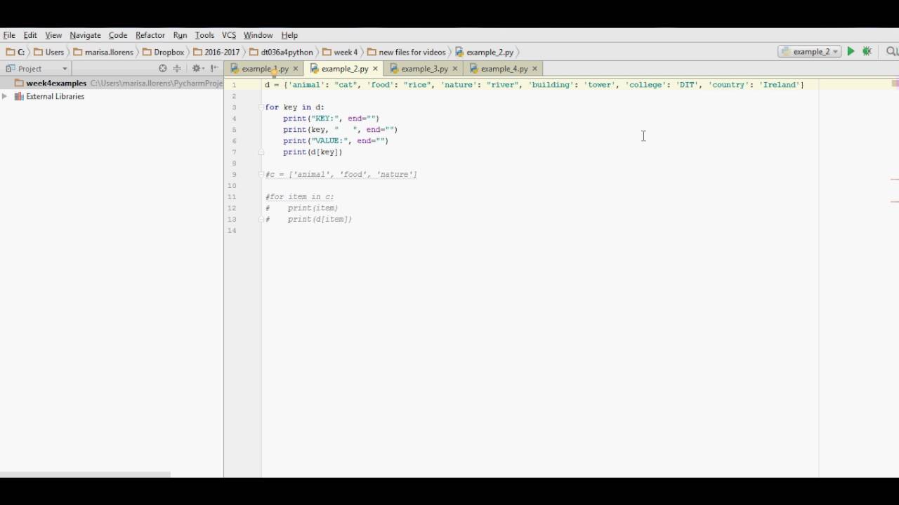 Python 3.x For loop- Looping over a dictionary