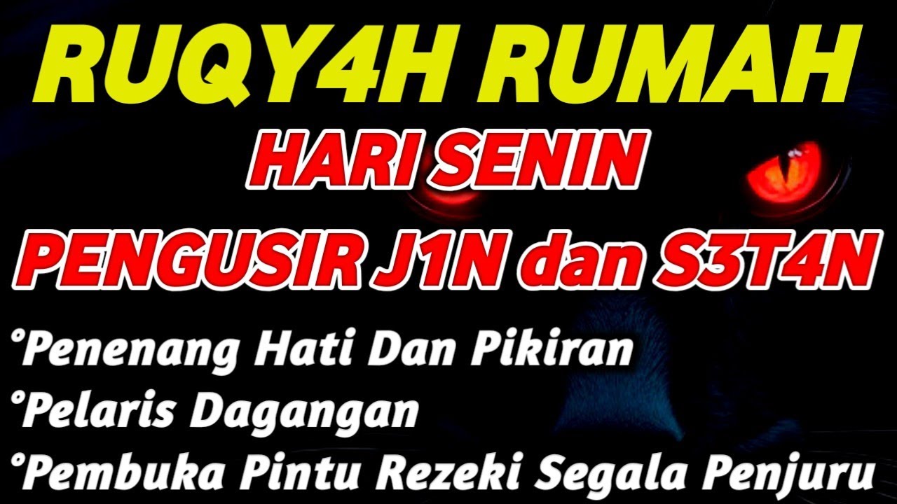 R7QY4H HARI SENIN – PENENANG HATI DAN PIKIRAN - PEMBUKA PINTU REZEKI | PENYEJUK HATI & PIKIRAN
