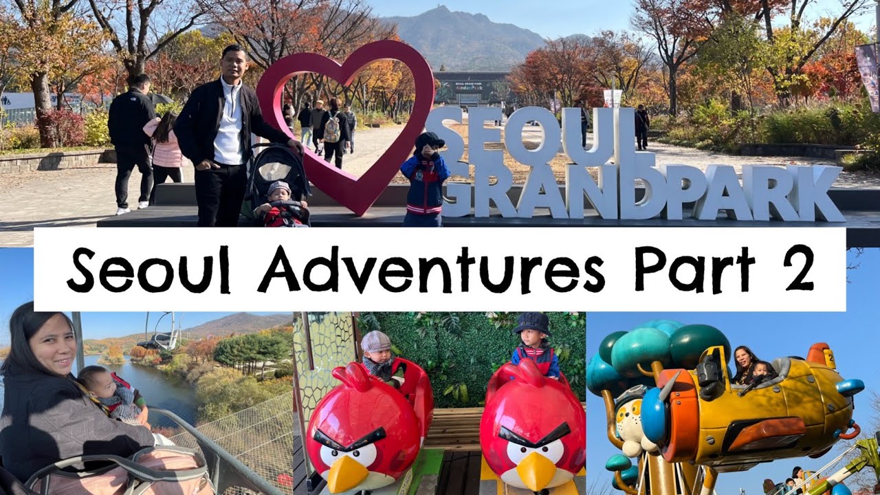 Seoul Family Trip Part 2 | Team A-Lab | Seoul Grand Park, Seoul Zoo, Seoul Land, Sky Lift