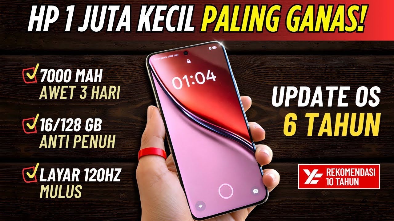 5 Rekomendasi HP 1 JUTAAN TERBAIK [1 - 1,5 JUTA] Januari 2026