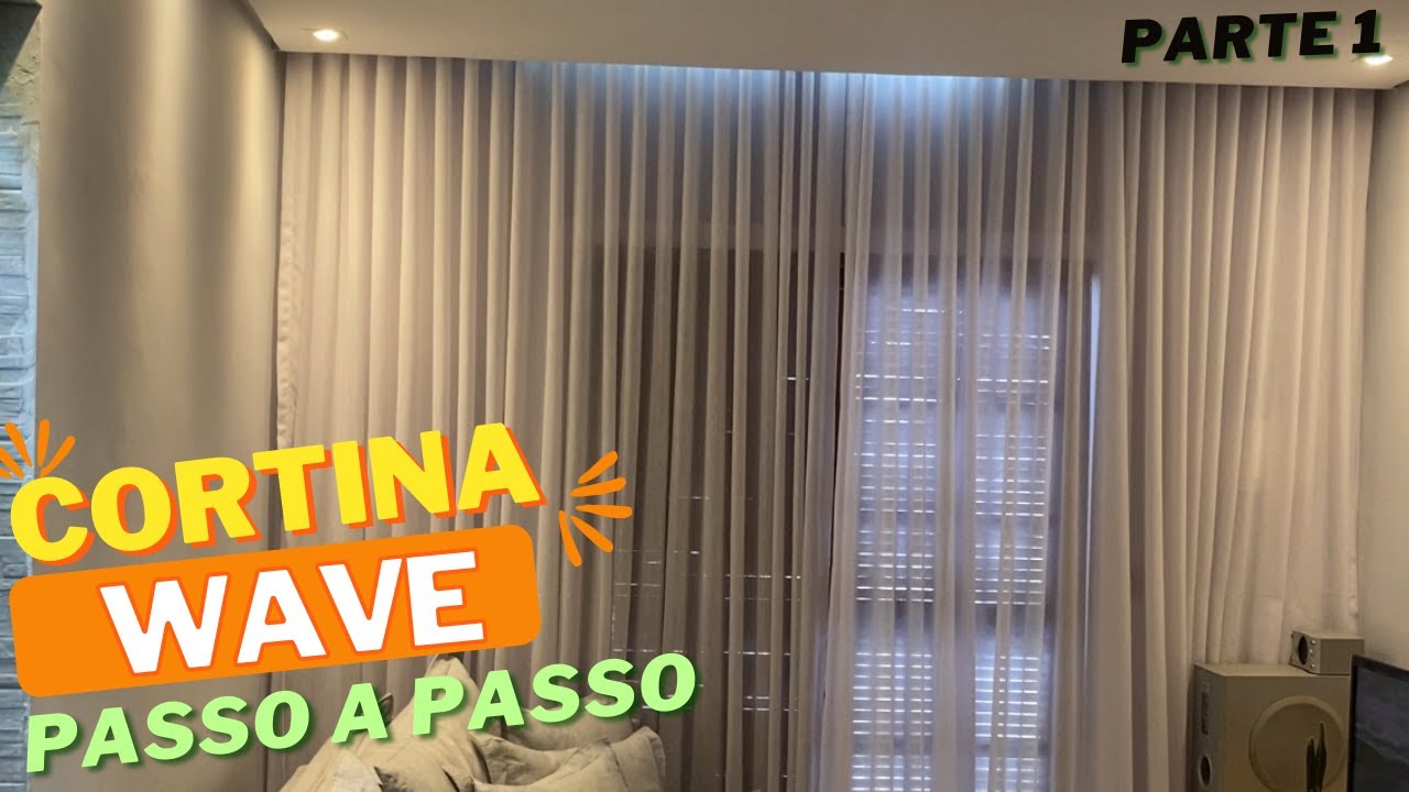 COMO FAZER CORTINA WAVE/SUÍÇA Passo a Passo. Do início ao final! Resultado surpreendente!!