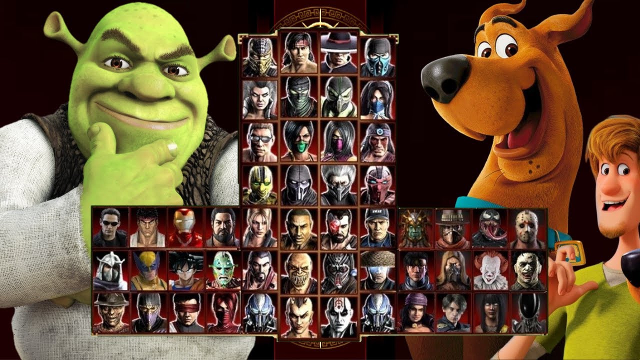 Mortal Kombat 9 - SHREK & SCOOBY DOO - Expert Tag Ladder - Gameplay @(1080p) - 60ᶠᵖˢ ✔