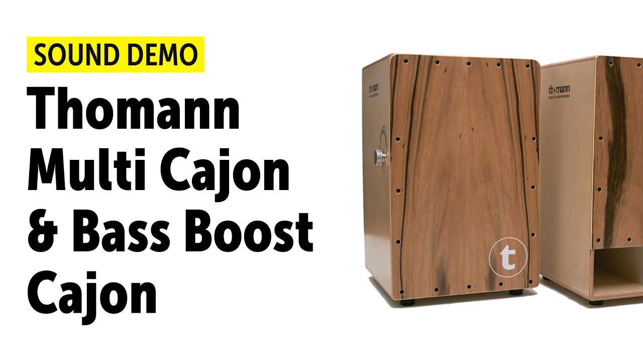 Thomann Multi Cajon & Bass Boost Cajon - Sound Demo