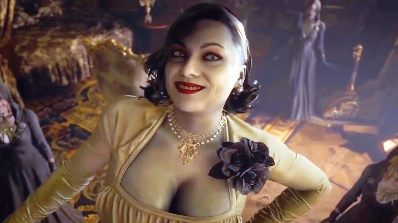 Resident Evil 8 Village - Lady Dimitrescu Without Her Hat (No Hat Mod)
