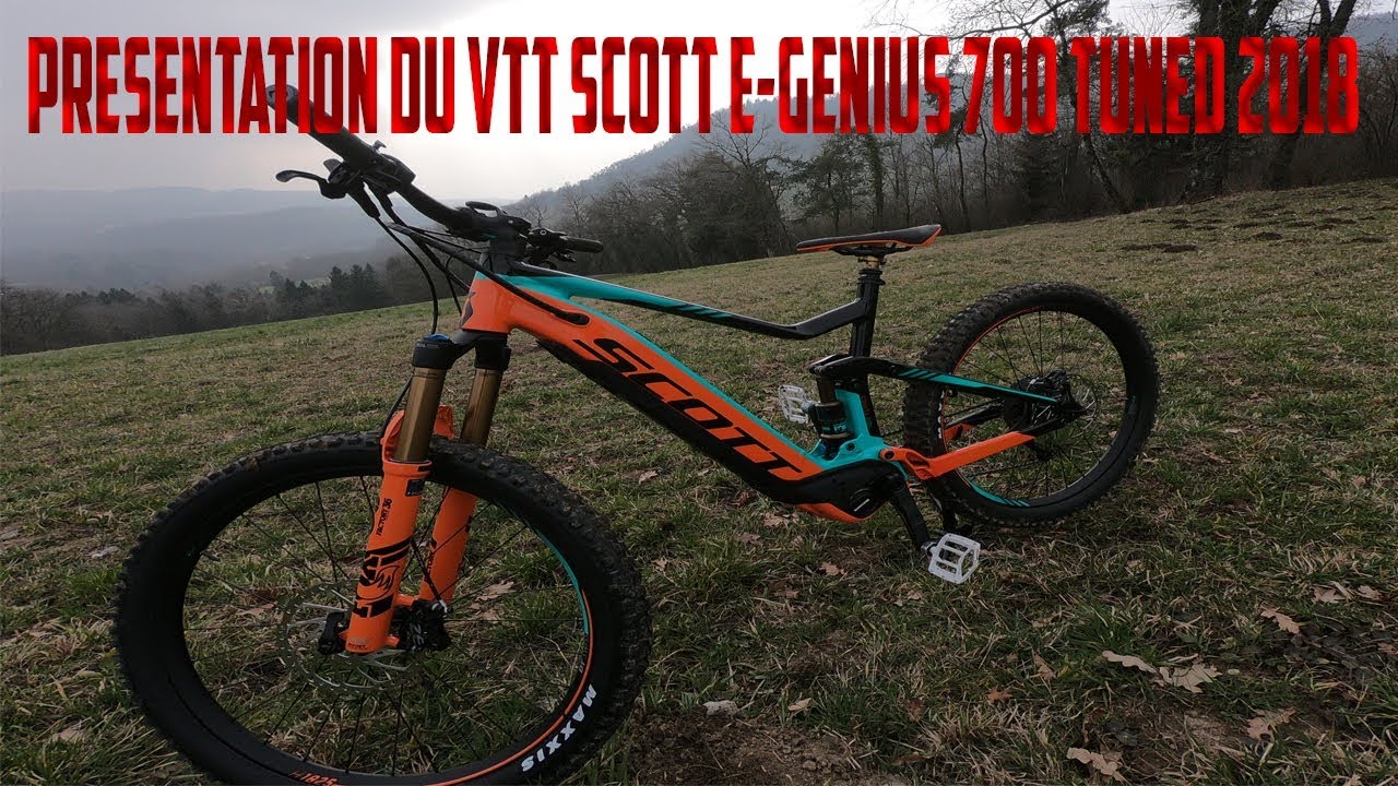 Présentation du vélo SCOTT E-Genius 700 Tuned 2018