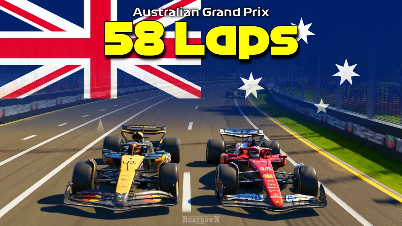 F1 25 - 100% Race Australia w/ Piastri | #AusGP 🇦🇺