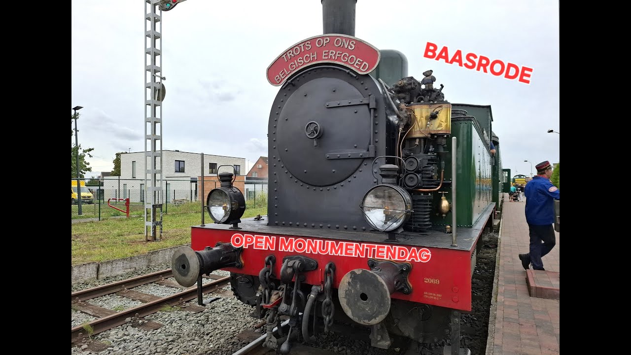 Open monumentendag 2025 I stoomtrein Dendermonde Puurs I station Baasrode-Noord