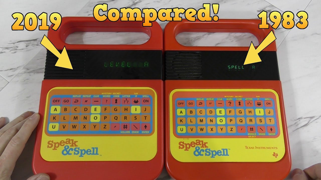 Speak and Spell — модель 1983 и 2019 годов!