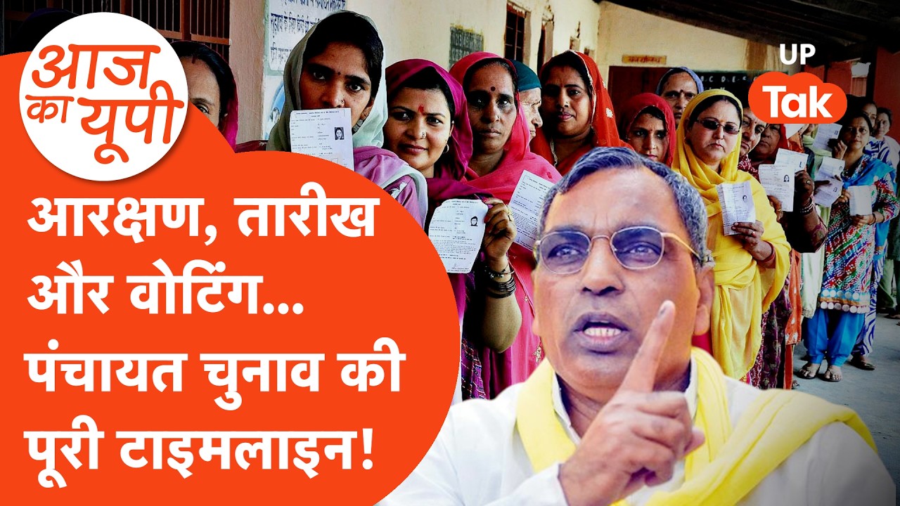 Aaj Ka UP: आरक्षण से लेकर वोटिंग तक, पंचातय चुनाव की पूरी टाइमलाइन!