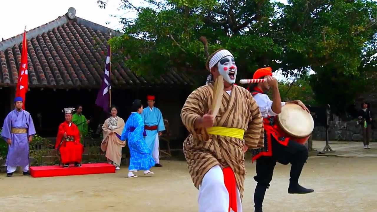 【沖繩琉球村】エイサー演武