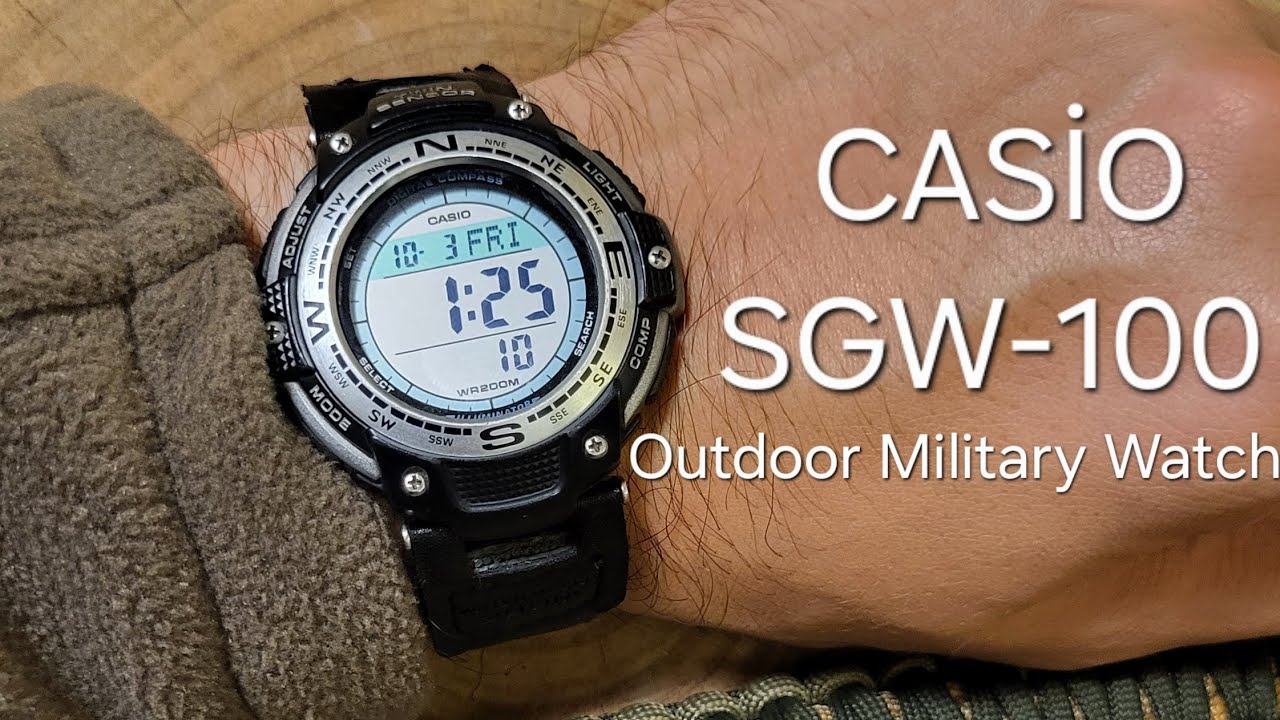 CASİO SGW-100 Dijital Kol Saati