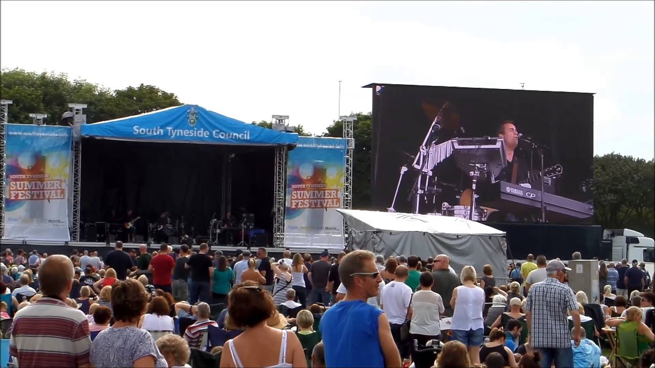10cc Live at South Shields, Bents Park 20/07/14
