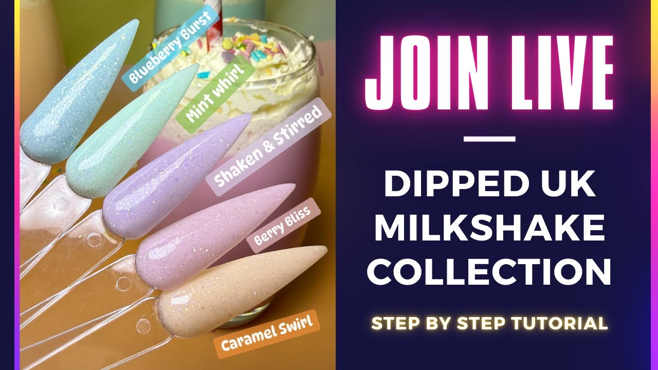 Watch me do my DIP POWDER nails *LIVE*