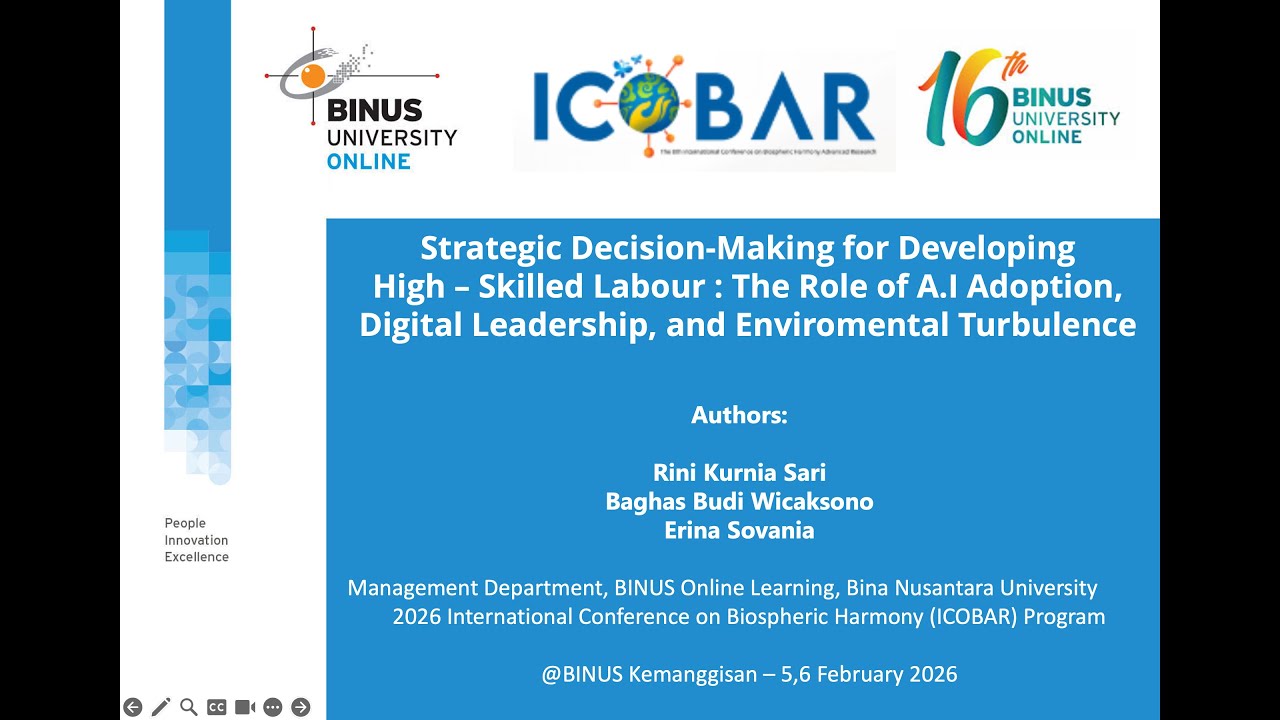 ID425 ICOBAR - Strategic Decision-Making for Developing High – Skilled Labour