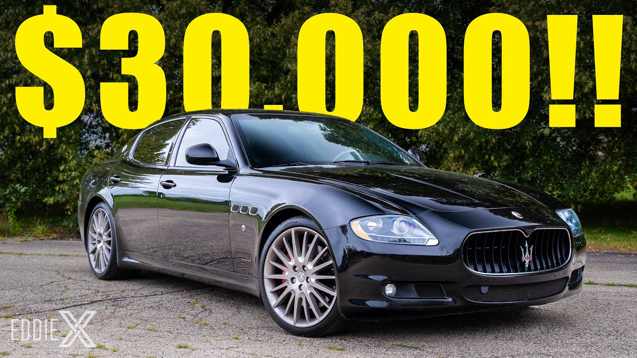 2009 Maserati Quattroporte Sport GTS Review!! | $30k Exotic 4-Door
