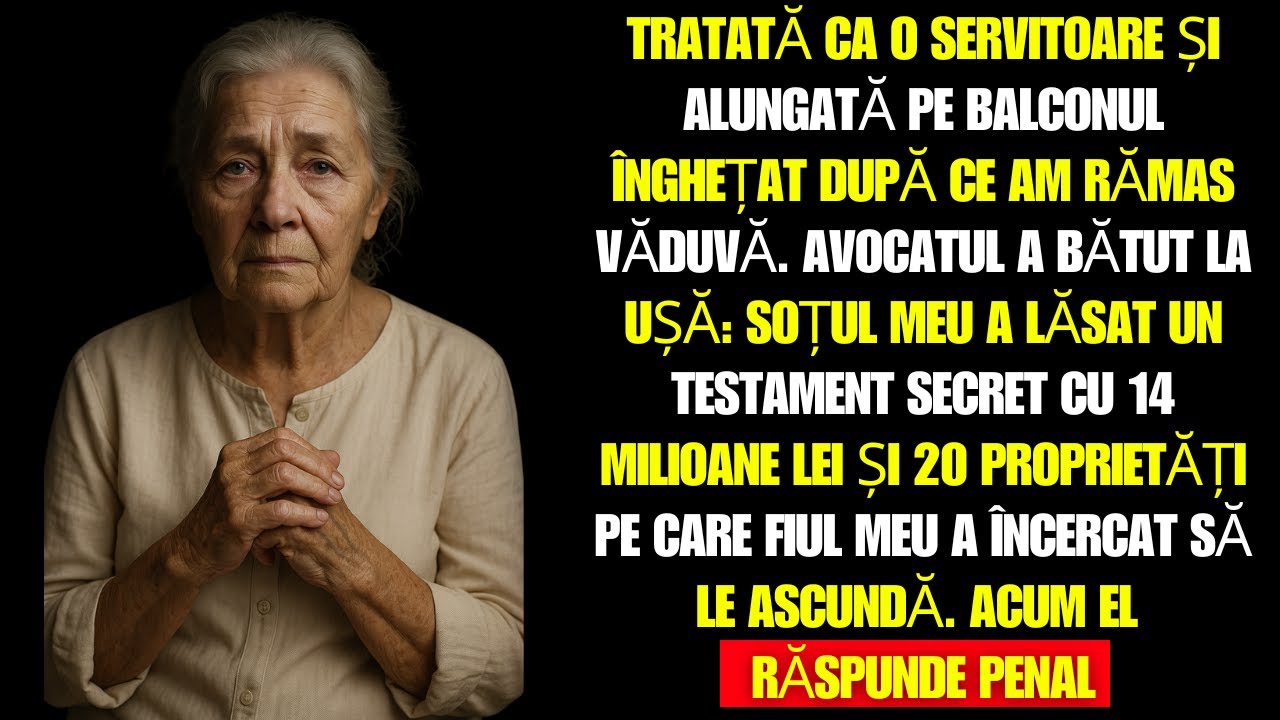 Am fost obligată să dorm pe verandă… Dar a doua zi, avocatul a bătut la ușă