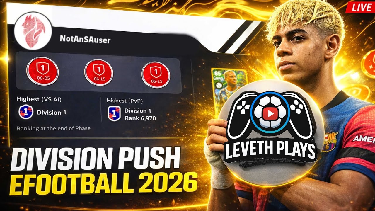 Efootball league live🔴| Lets do rankpush | Apply for division push