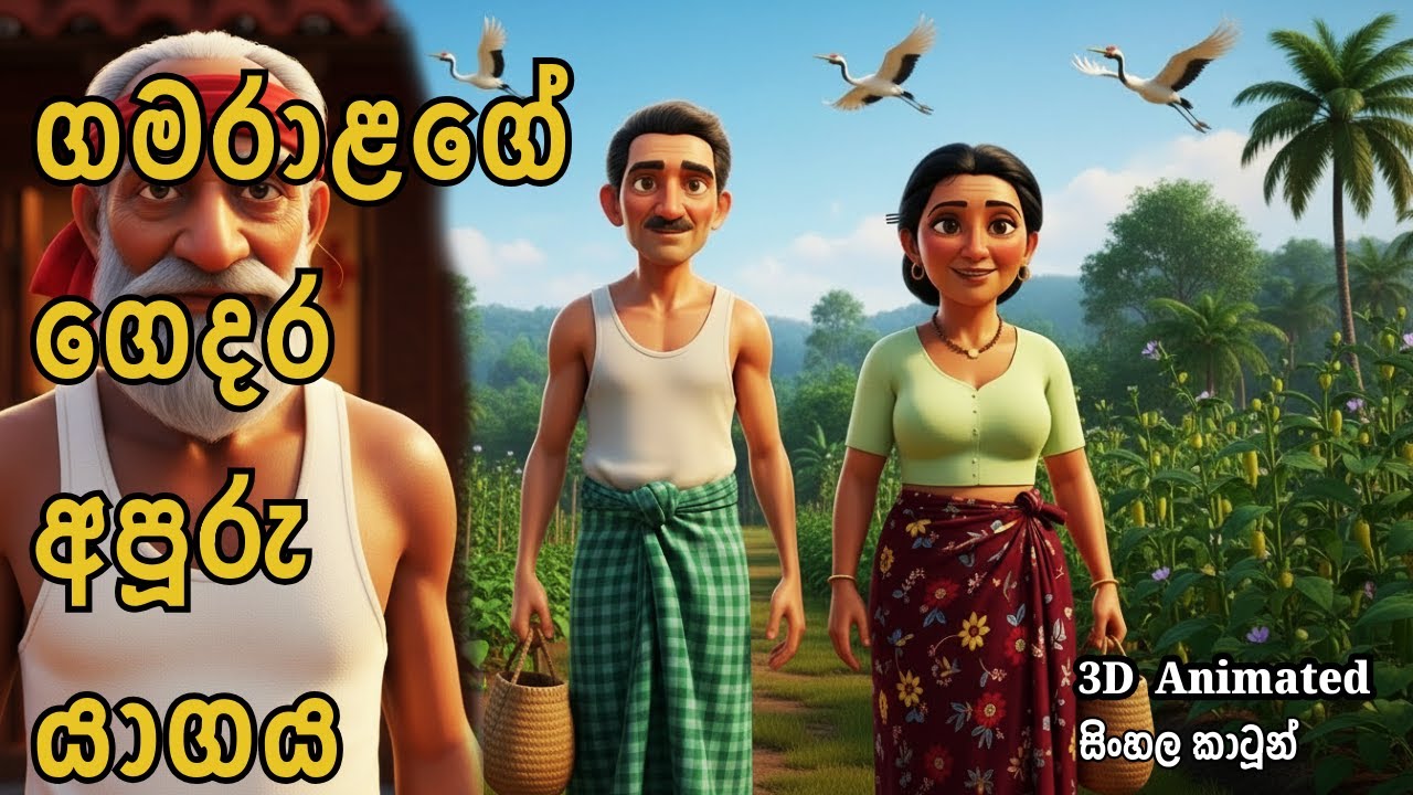 ගමරාළගේ ගෙදර අපූරු යාගය | සිංහල කාටූන්  #සිංහලකතන්දර #sinhalacartoon  #lamakathandara