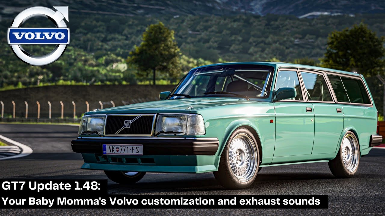 GT7 Update 1.48: Volvo 240 SE Wagon customizations and exhaust sounds