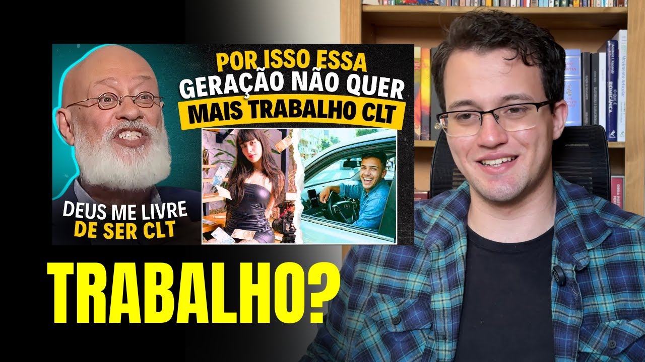 Por que essa geração ACHA um FRACASSO ter Carteira Assinada? | Luiz Felipe Pondé