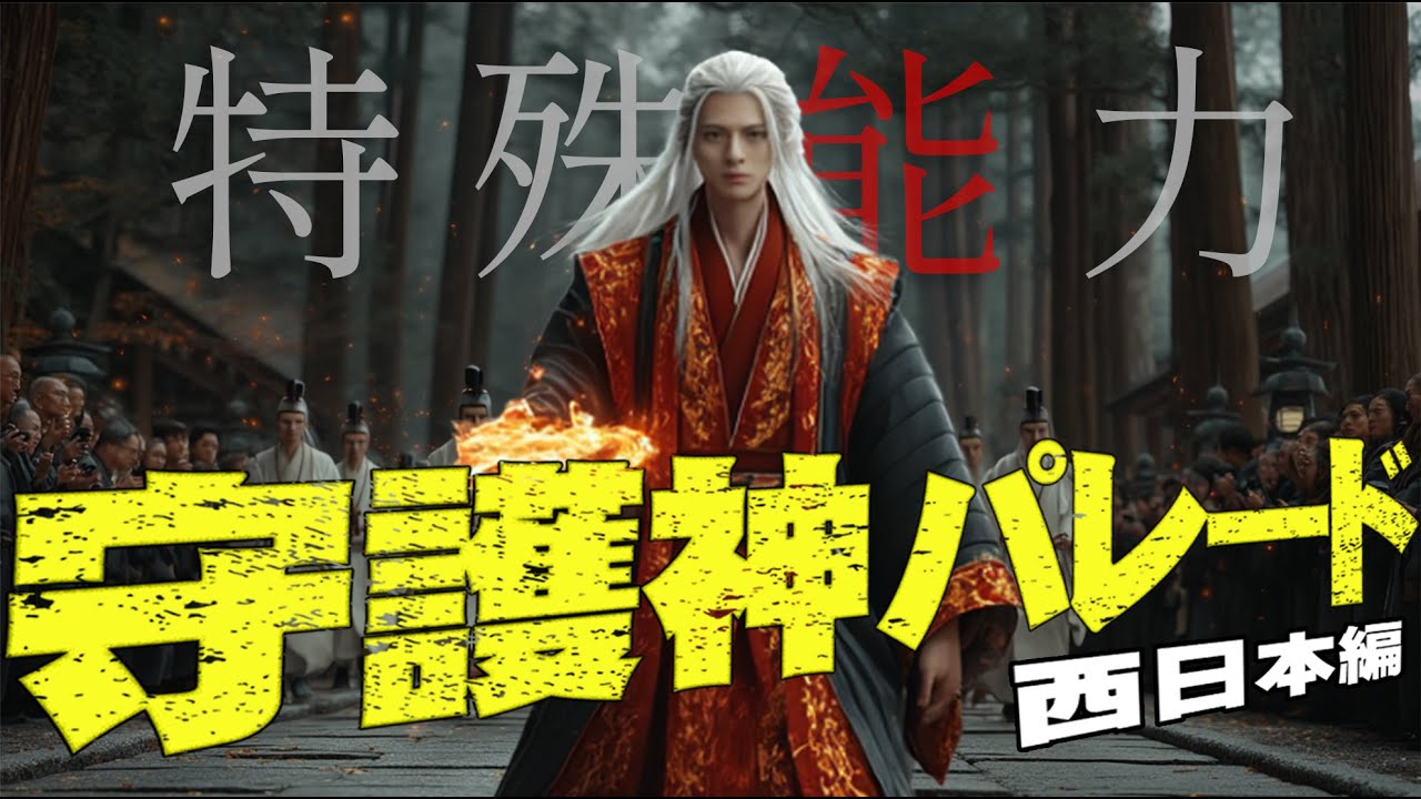【守護神の特殊能力】西日本を守る神々の特殊能力が目覚める圧巻の4K映像 ──稲妻・炎・スモークが舞う“異次元パレード”がスゴすぎた…⚡🔥👁‍🗨