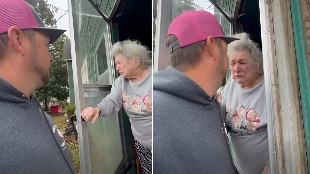 Elderly lady asks man for wood to heat home, days later, is left shocked at what he returns with