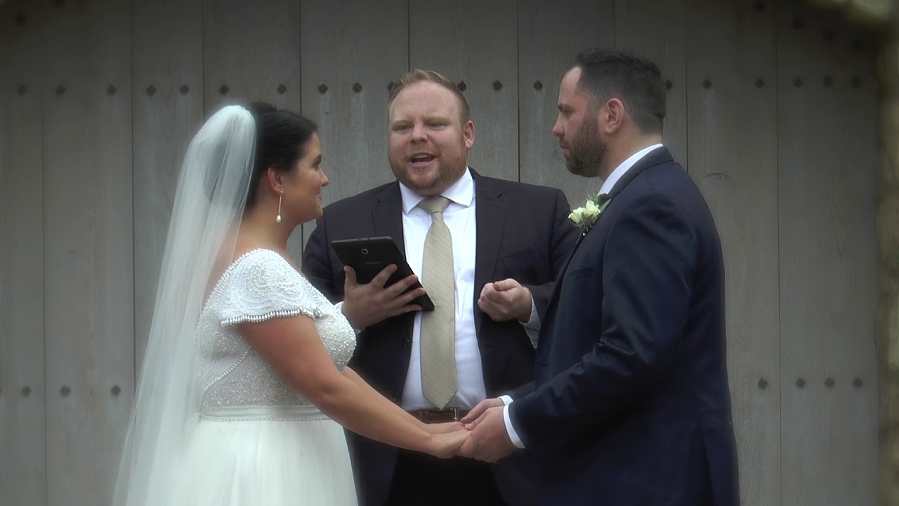 Erica and Dan's Wedding Celebration   Vows and Ring Exchange 11 4 17