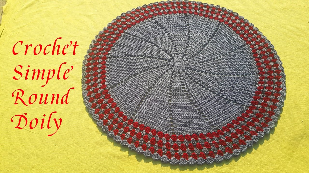 Crochet Round Doily | Easy and Simple Crochet Tutorial for Beginners