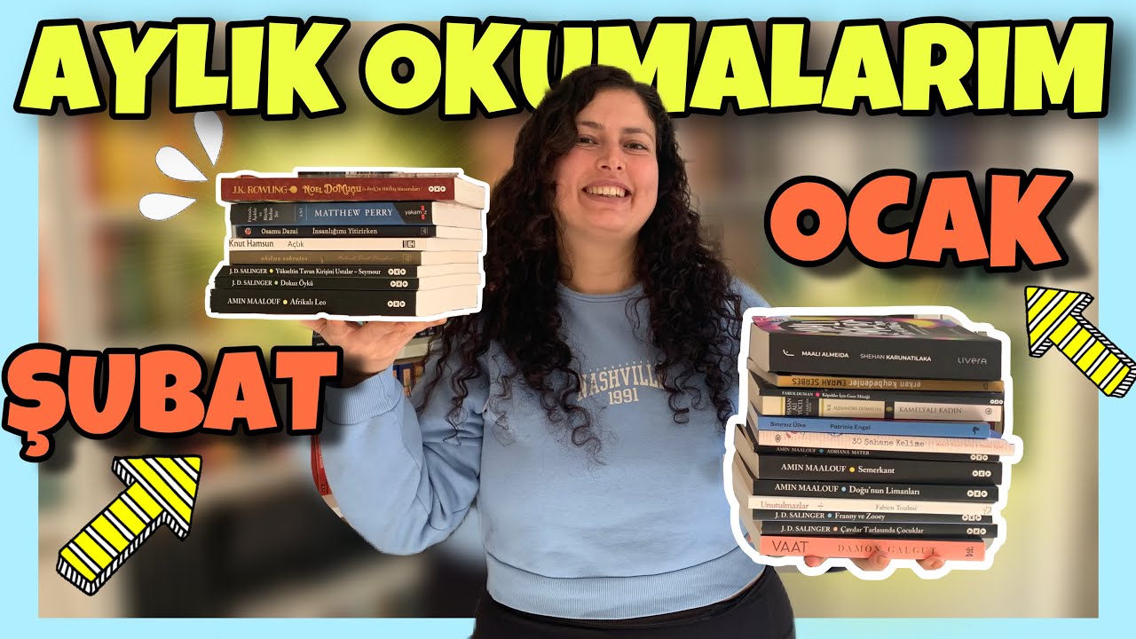 OCAK Ayı Okuduklarım // ŞUBAT Ayı Okuyacaklarım // Kitap Okuma Hedeflerim// Havagi Aylık Okumaları