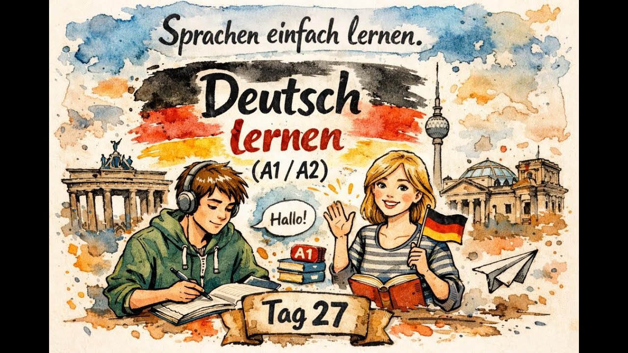 Tag 27 Deutsch lernen A1-A2 