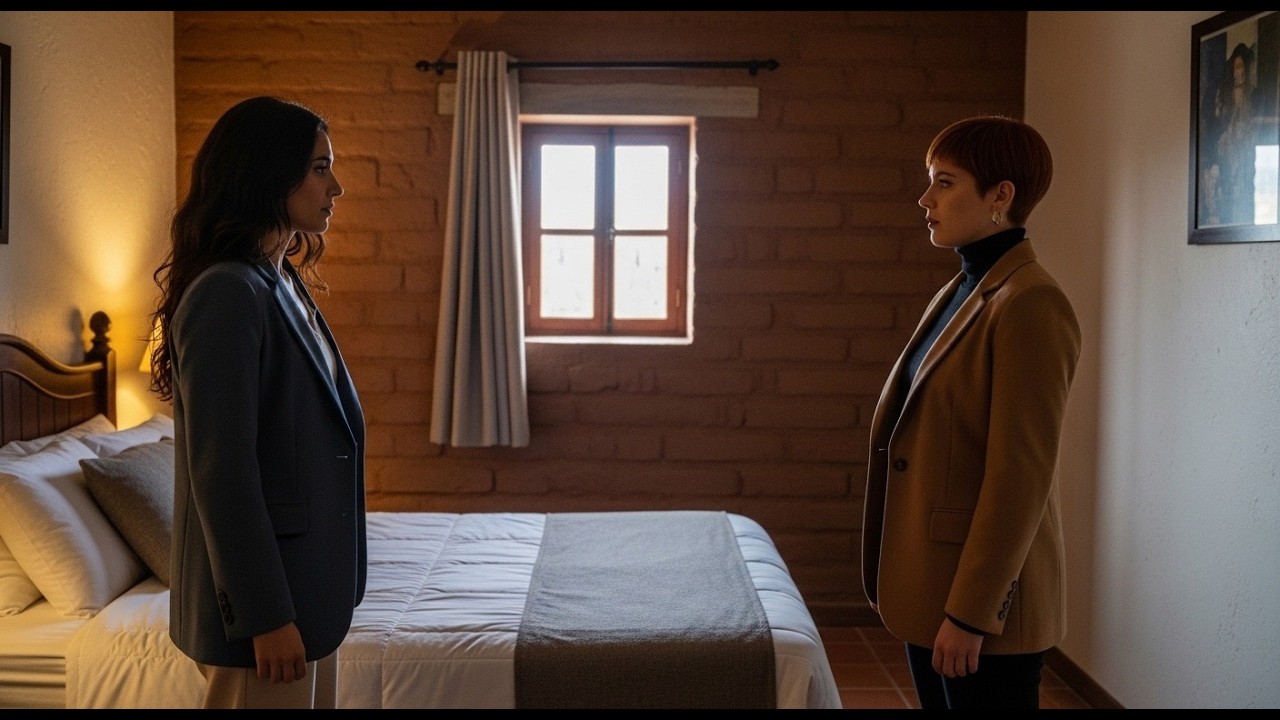 “A la misma cama, ¿nosotras dos?” Ella es mi enemiga, pero solo había una habitación.