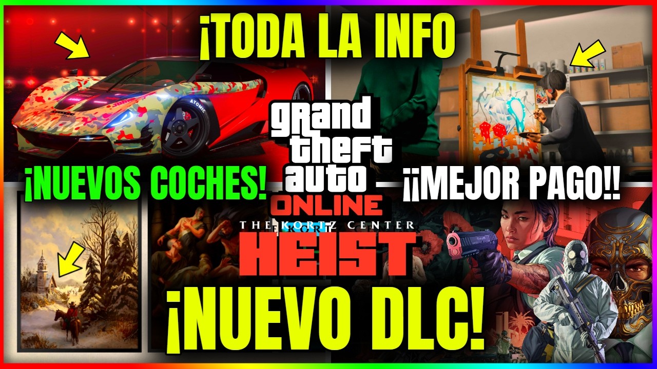OFICIAL! NUEVO DLC GTA5 Online! NUEVOS COCHES! PAGO GOLPE, MEJORAS, TODA LA INFORMACION | Mystic