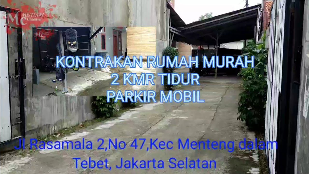 Kontrakan rumah murah 2 kamar tidur,parkir mobil,daerah Jakarta Selatan