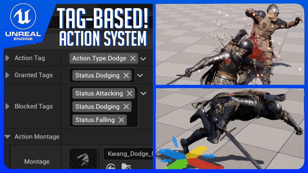 Build a Tag Based Action System (C++) in UE5 &mdash; with Full Action Cancelling
