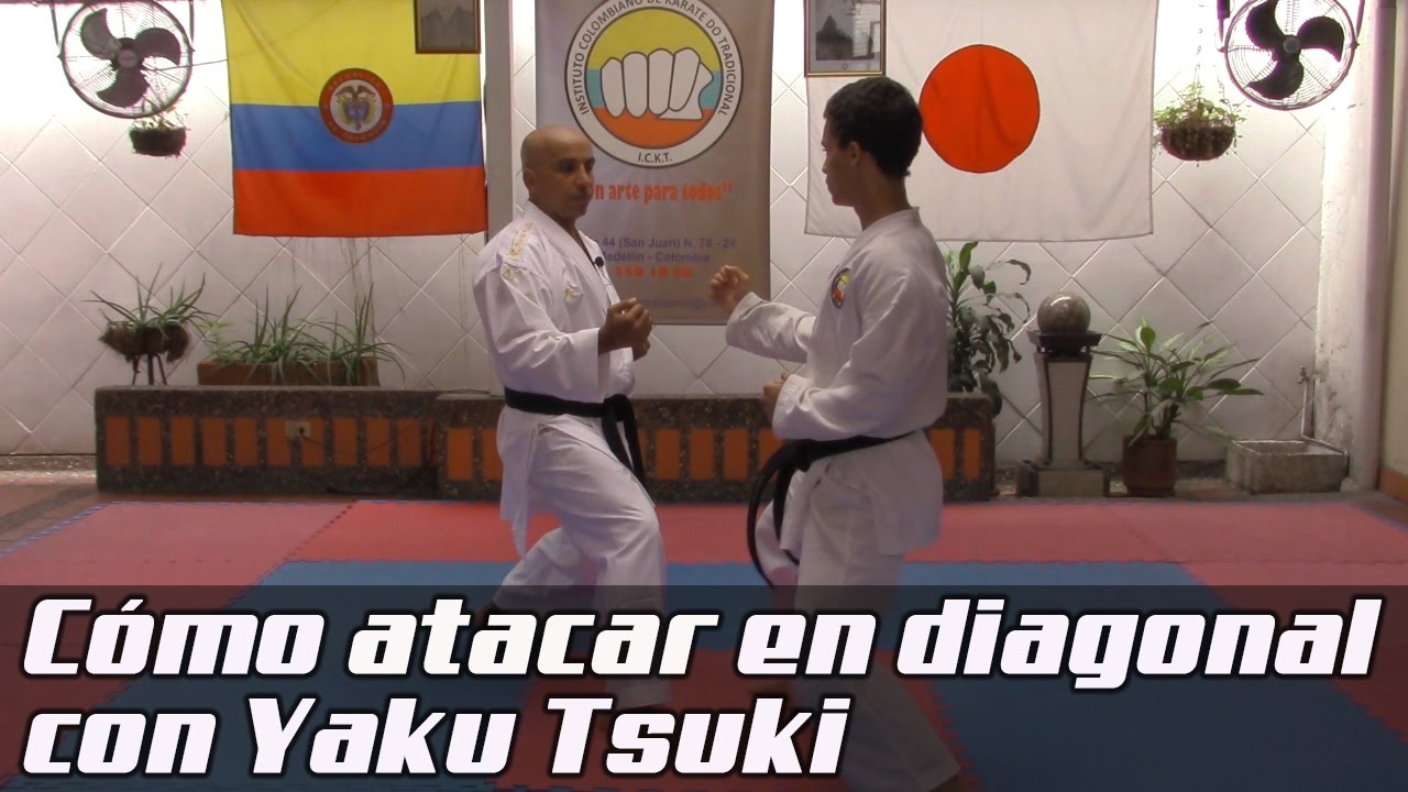 🥋👊TÉCNICAS DE KUMITE #4 - 👉Ataque diagonal con YAKU TSUKI