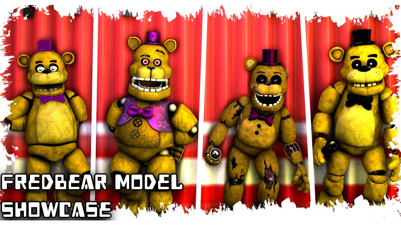 [SFM FNAF] Fredbear Model Showcase