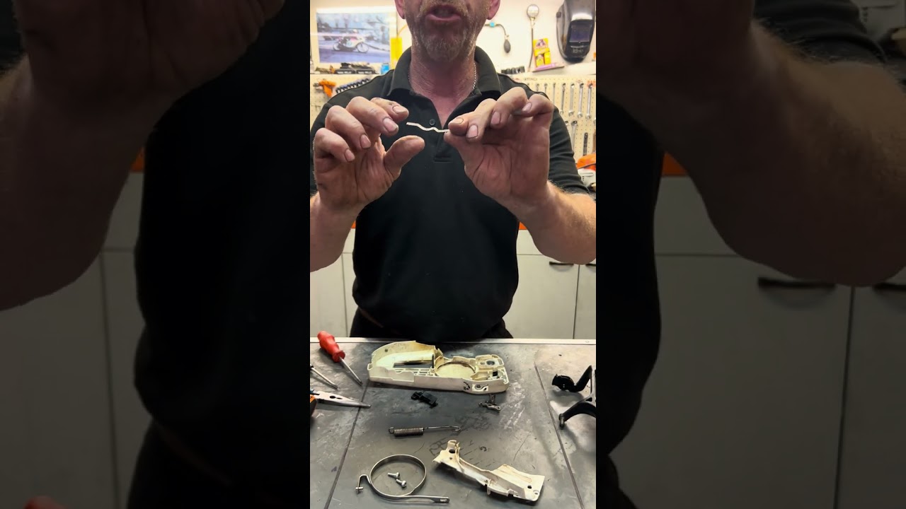 Stihl ms201tcm chain brake repair